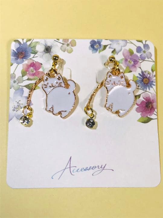 ハンドメイド　ノンホールピアス No.67