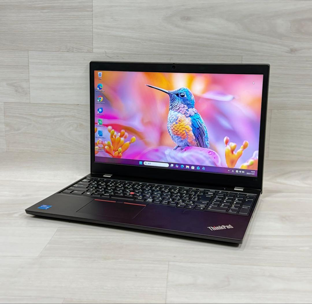 11世代Lenovo ThinkPad L15ノートPCメモリー16GB/SSD