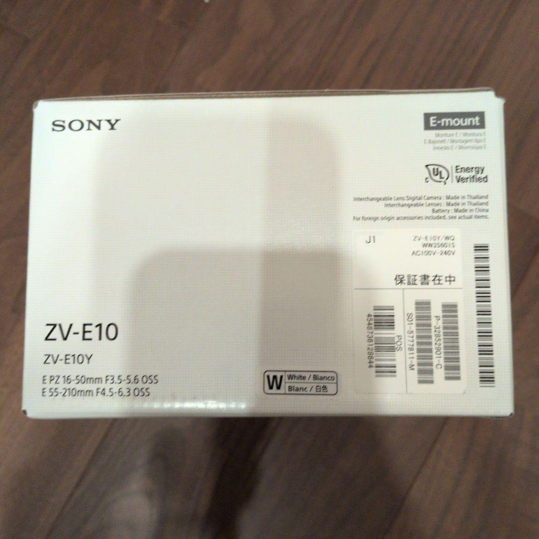 SONY ZV-E10Y/WQ（白色）ダブルズームレンズキット