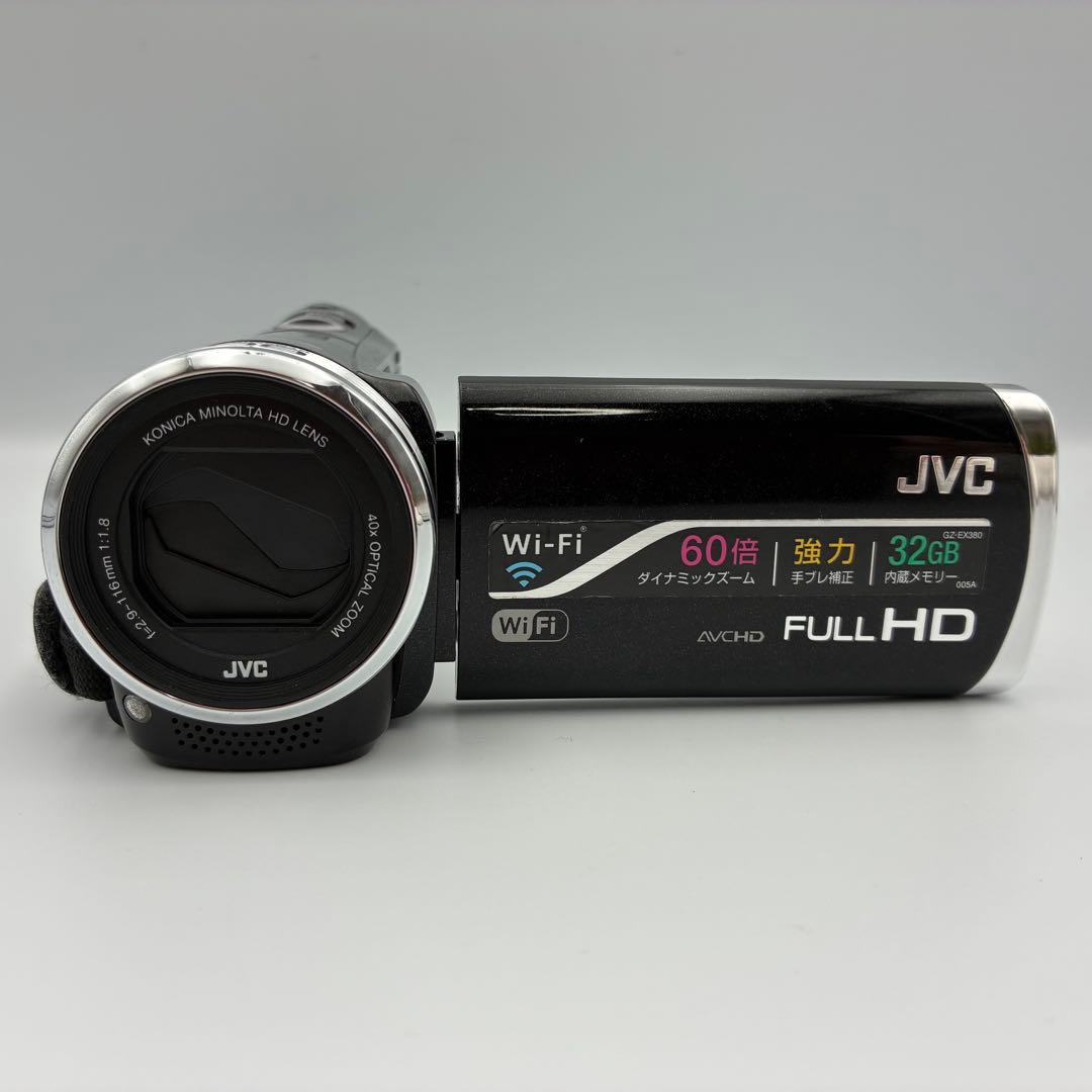 美品★ Wi-Fi JVC Everio GZ-EX380 動作品 軽量 4０倍