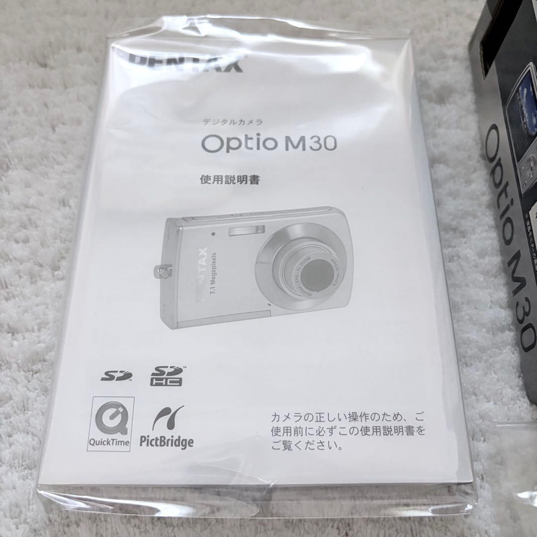 美品【動作確認済】PENTAX ペンタックス Optio M30 レトロコンデジ