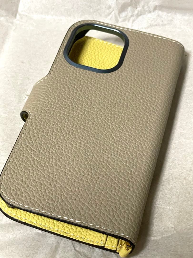 新品未使用＊BONAVENTURA iPhone17 グレージュ手帳型ケース
