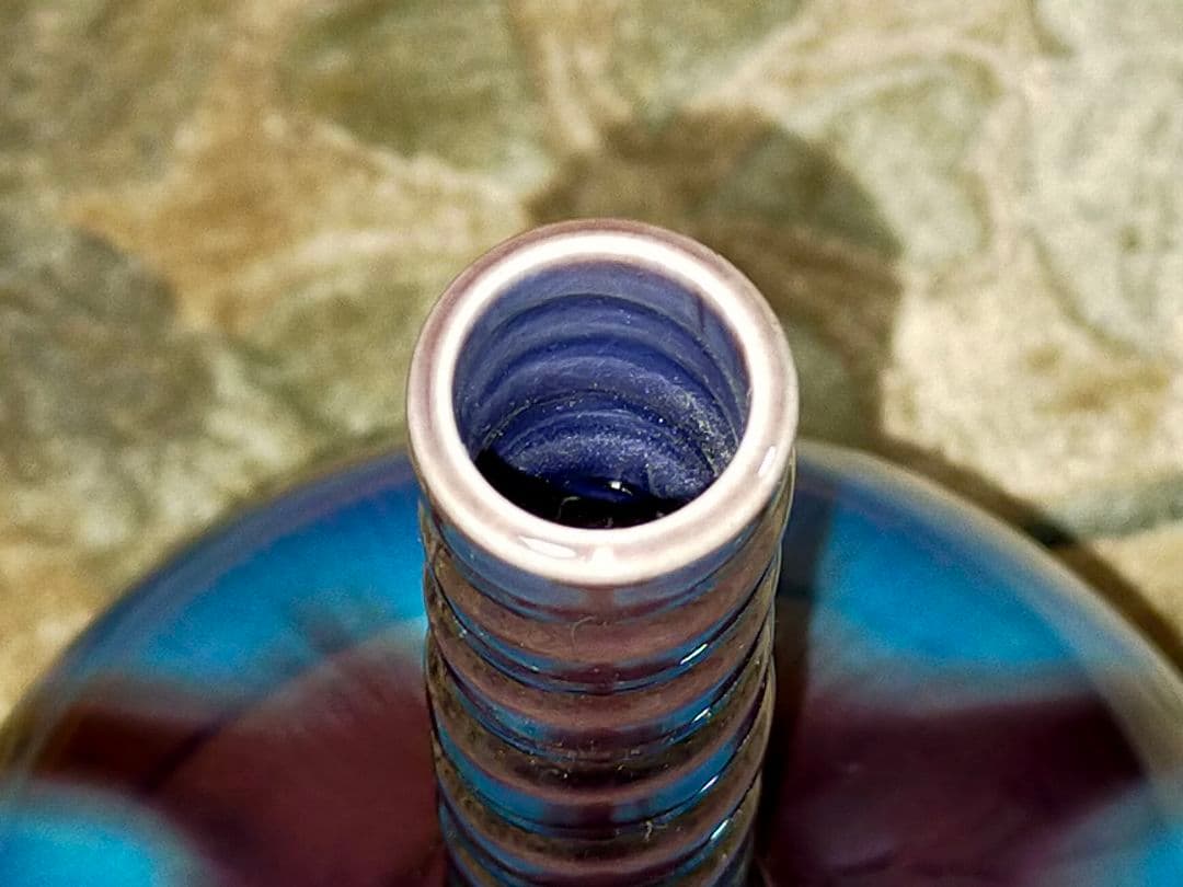 ♥人間国宝♥　三代　♥徳田八十吉♥　一輪挿し　♥高２０６ｍｍ　花瓶　花器
