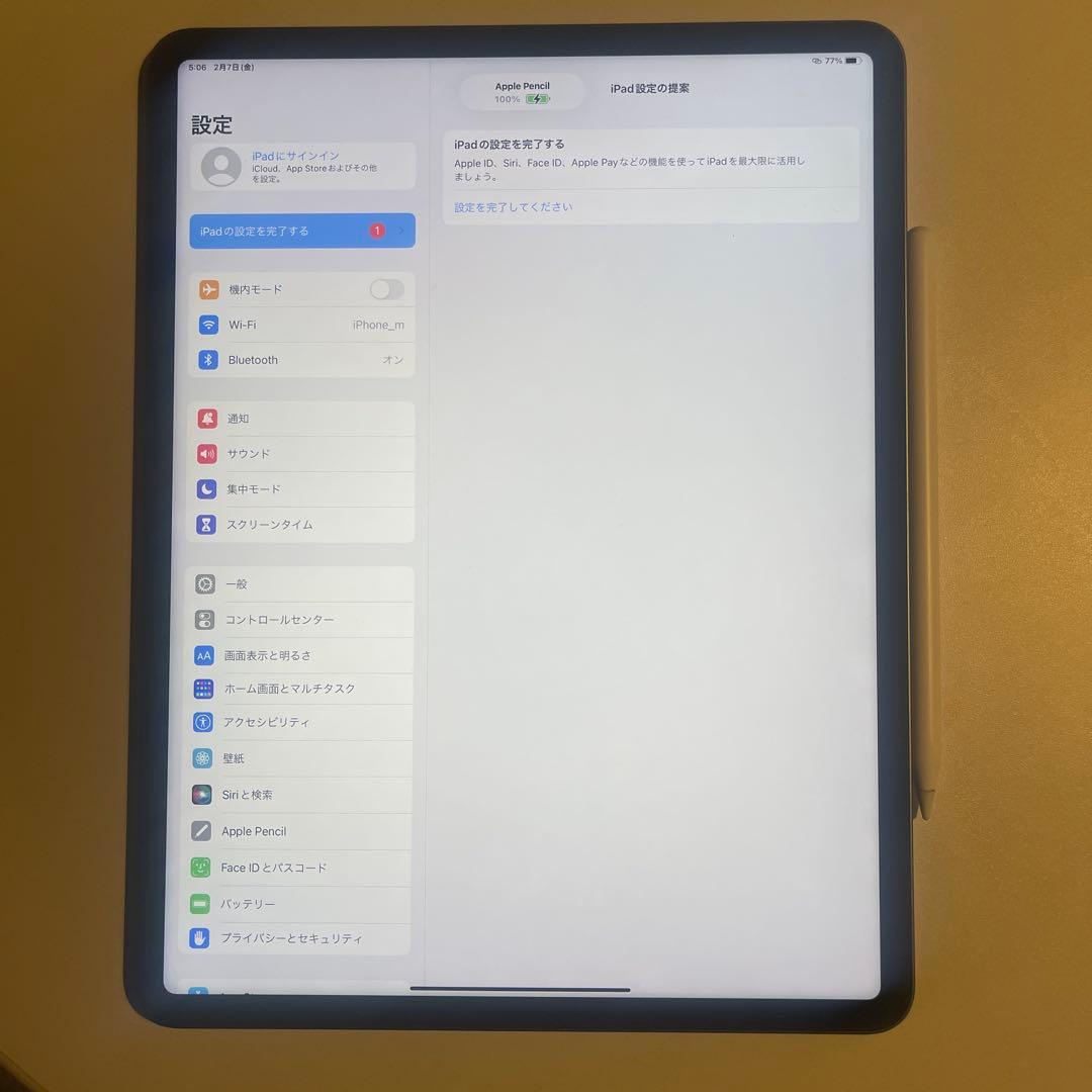 iPad Pro 12.9 第5世代スペースグレー512GB +pencil
