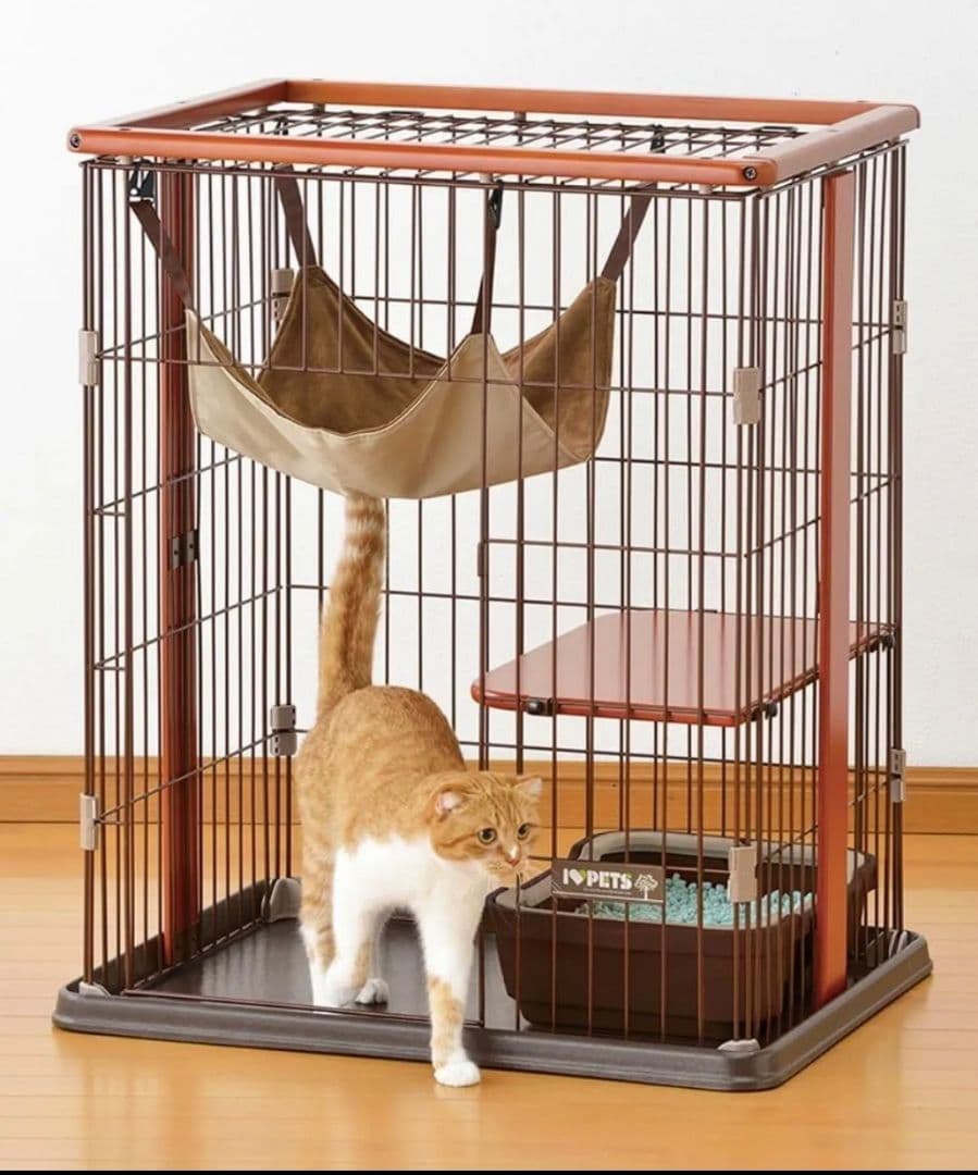 ウッドワンサークルキャットミニ　爪研ぎ&給水器付き