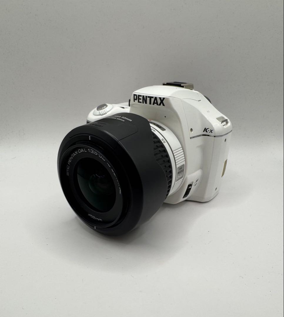 PENTAX ペンタックス K-x ホワイト 18-55mmレンズ付き