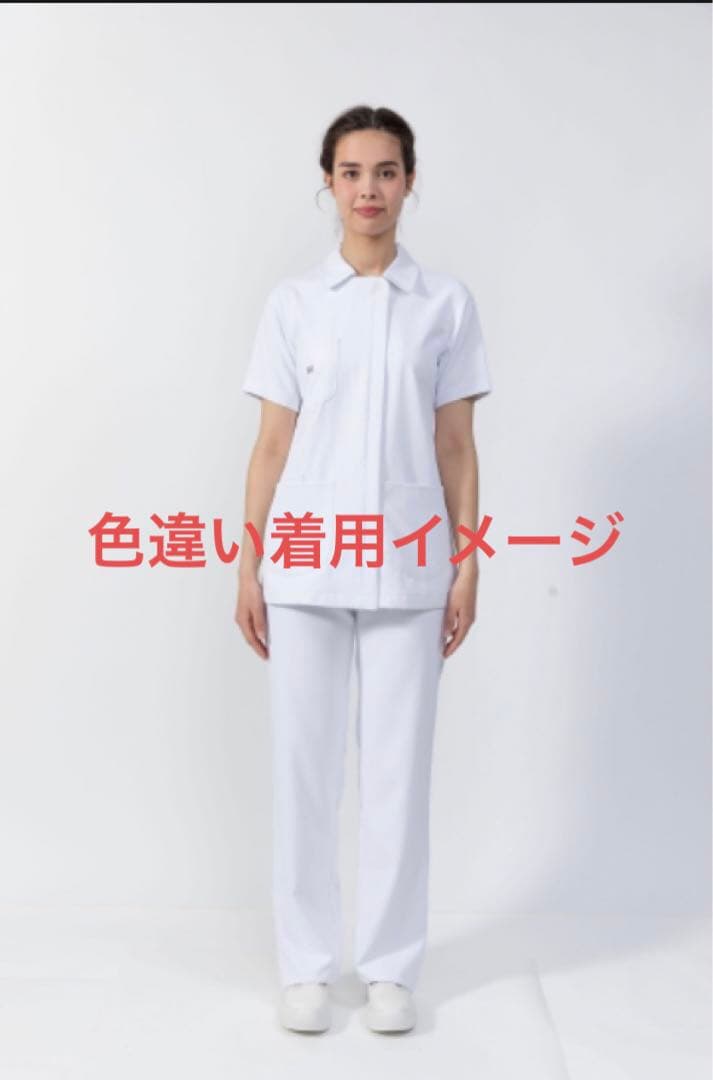 上下セット　Lee ケーシー　パンツ　看護　白衣　Lサイズ