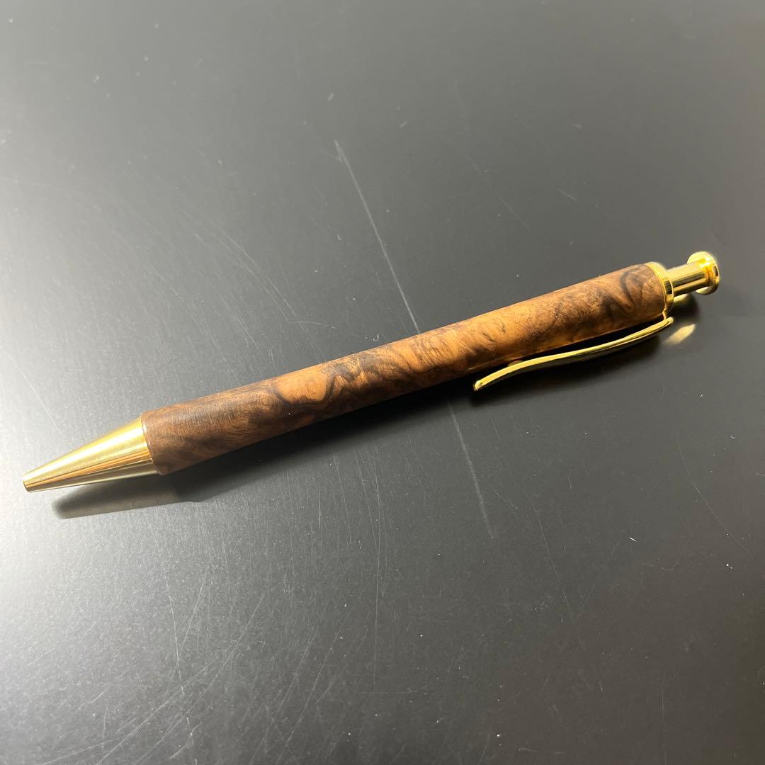 木軸ペン　ウォールナット　ボールペン