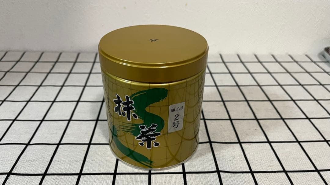 山政小山園 抹茶パウダー 緑茶 300g 加工用２号1個