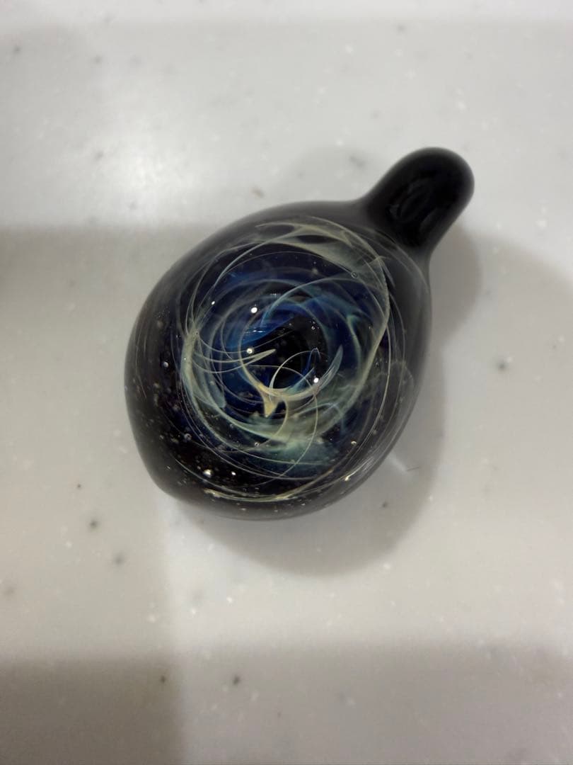 〔一点物〕　ガラス工芸　宇宙ガラス　ペンダントトップ
