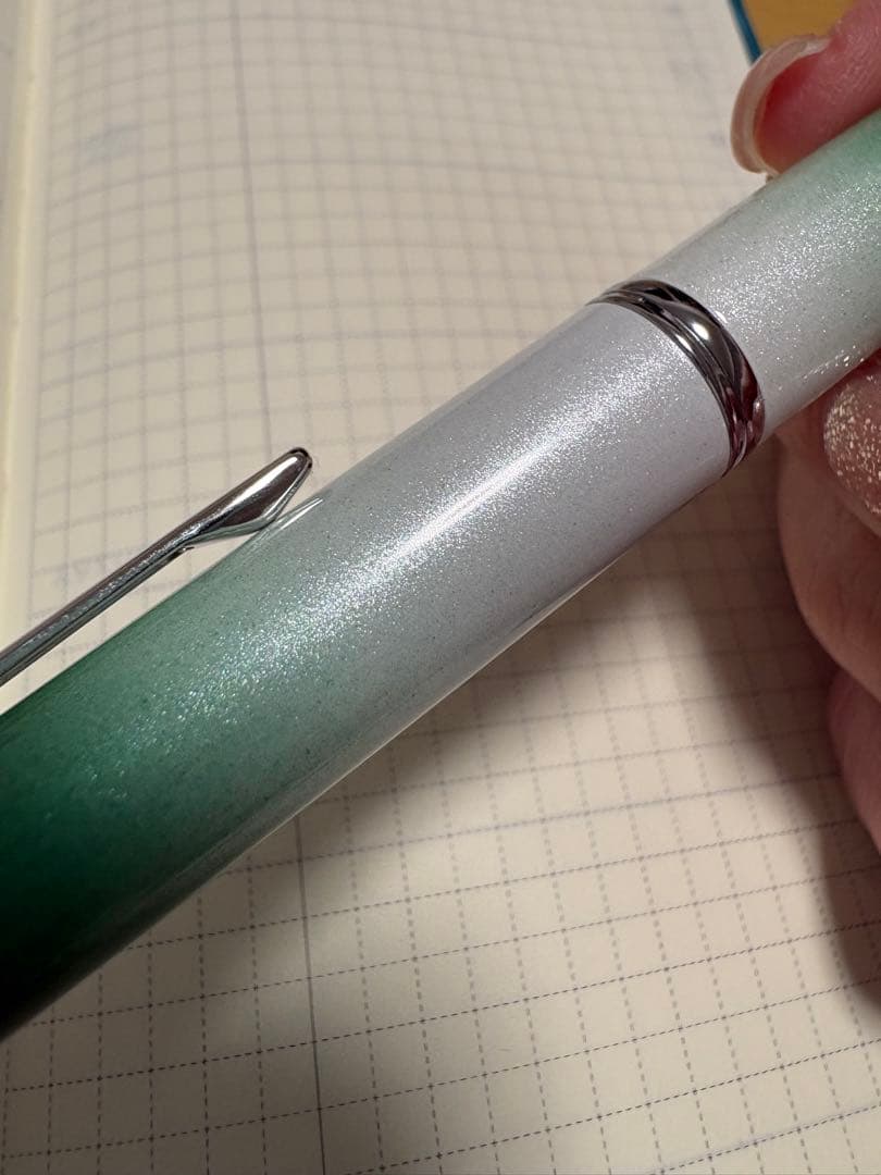 PILOT キャップレス デシモ STAsグリーン 限定 細字 EF