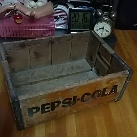 ペプシコーラ 木箱