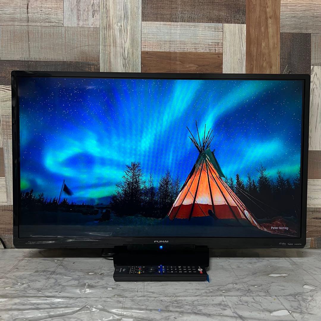 全国送料込❣️フナイ32型地デジBS CSチューナー内蔵見ながら録画機能付テレビ