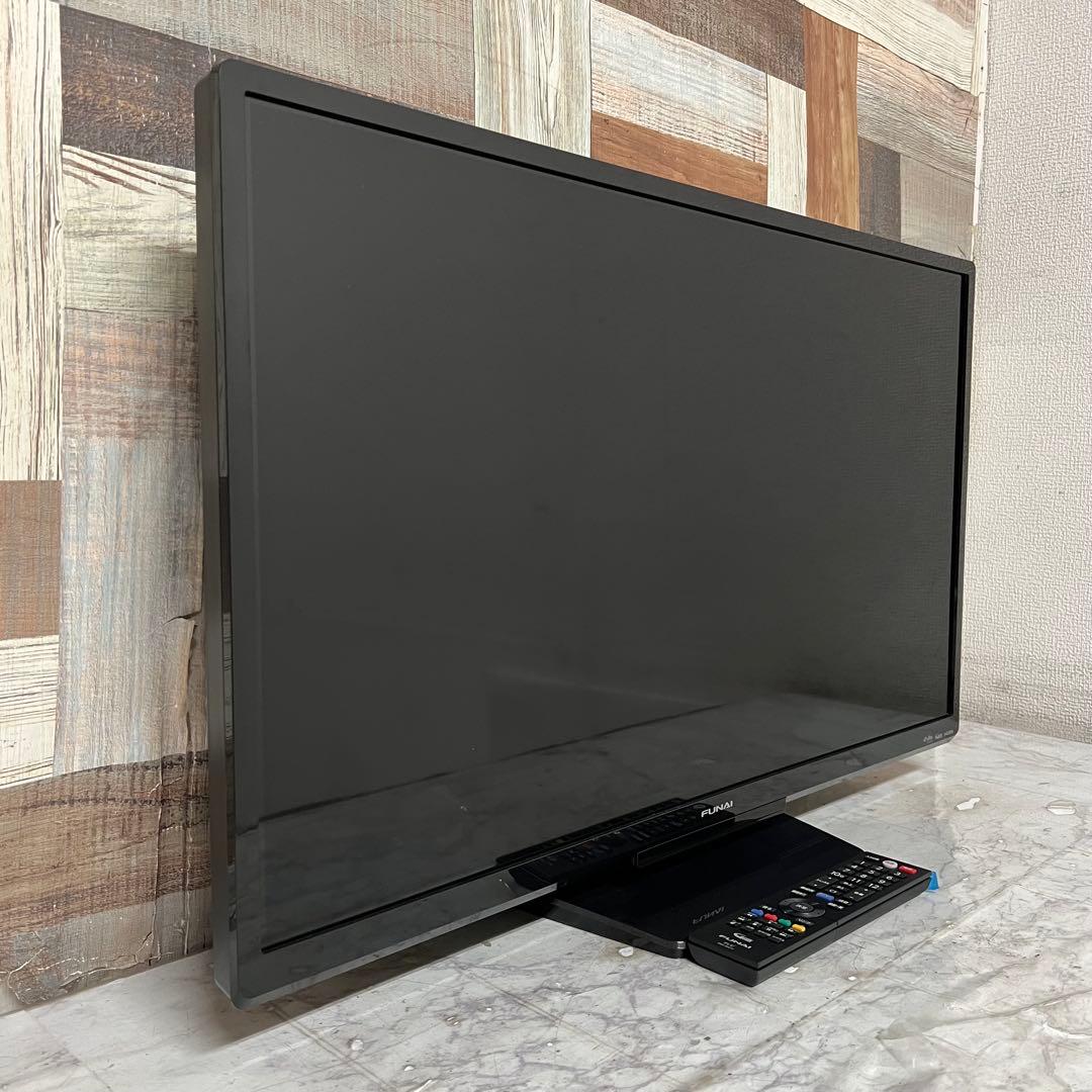 全国送料込❣️フナイ32型地デジBS CSチューナー内蔵見ながら録画機能付テレビ
