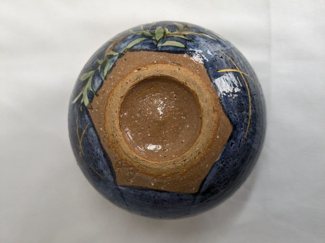 陶あん 清水焼 京焼 色絵付け お茶茶碗 1客