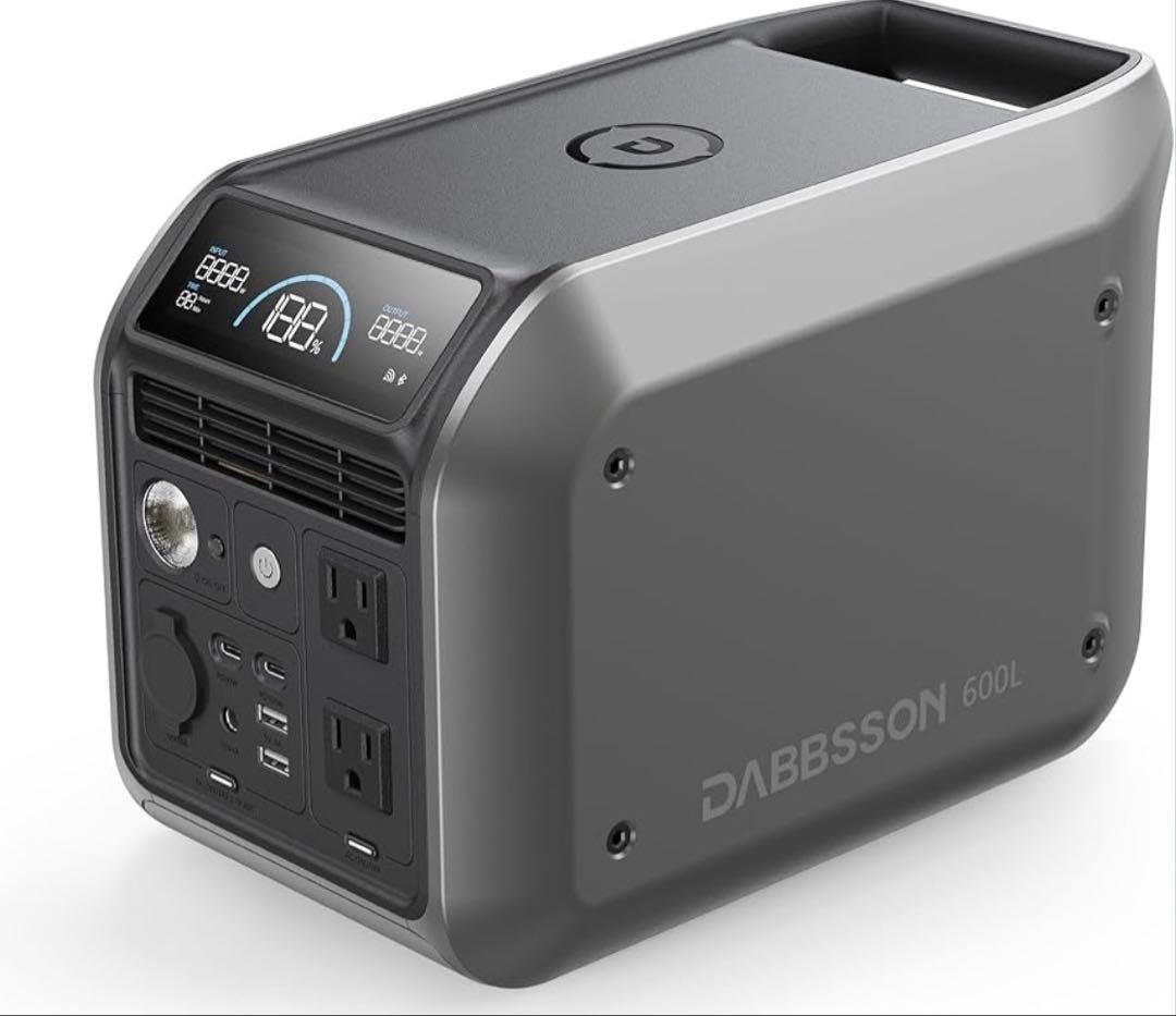 新品未開封/Dabbsson ポータブル電源 600L 768Wh リン酸鉄