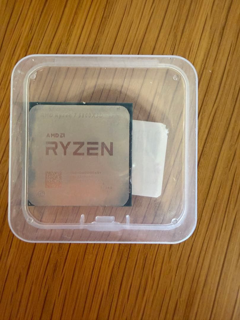 AMD Ryzen 7 5800X3D CPU AM4 動作確認済み