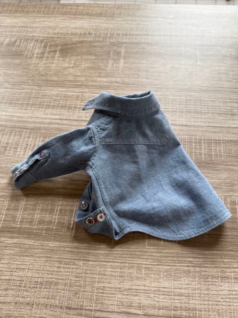 犬服　ドッグウェア　アトリエGG アトリエジジ　デニムシャツ　ダンガリー