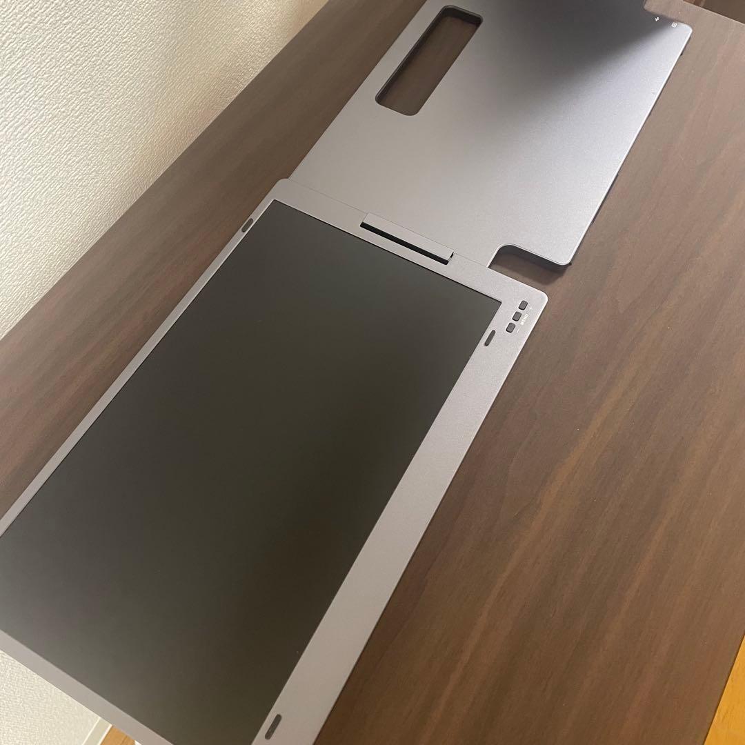折りたたみ式モニター本体 ケーブル付