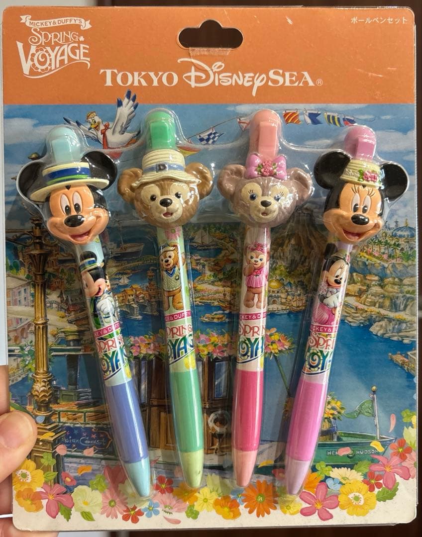 本日限定値引き！ディズニーシー　スプリングヴォヤッジ　ボールペンセット