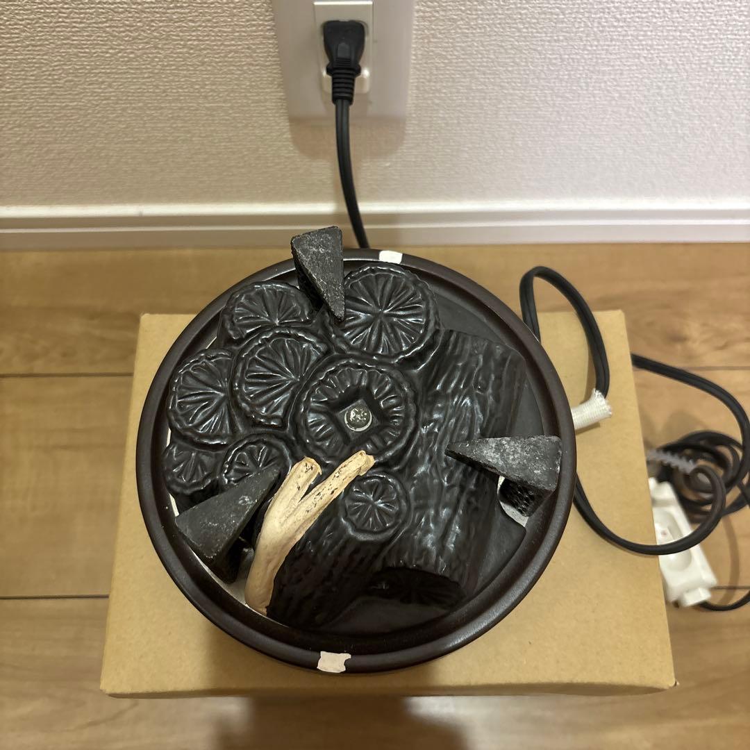炉壇用電気炭 ヤマキ電熱器 通電確認済み