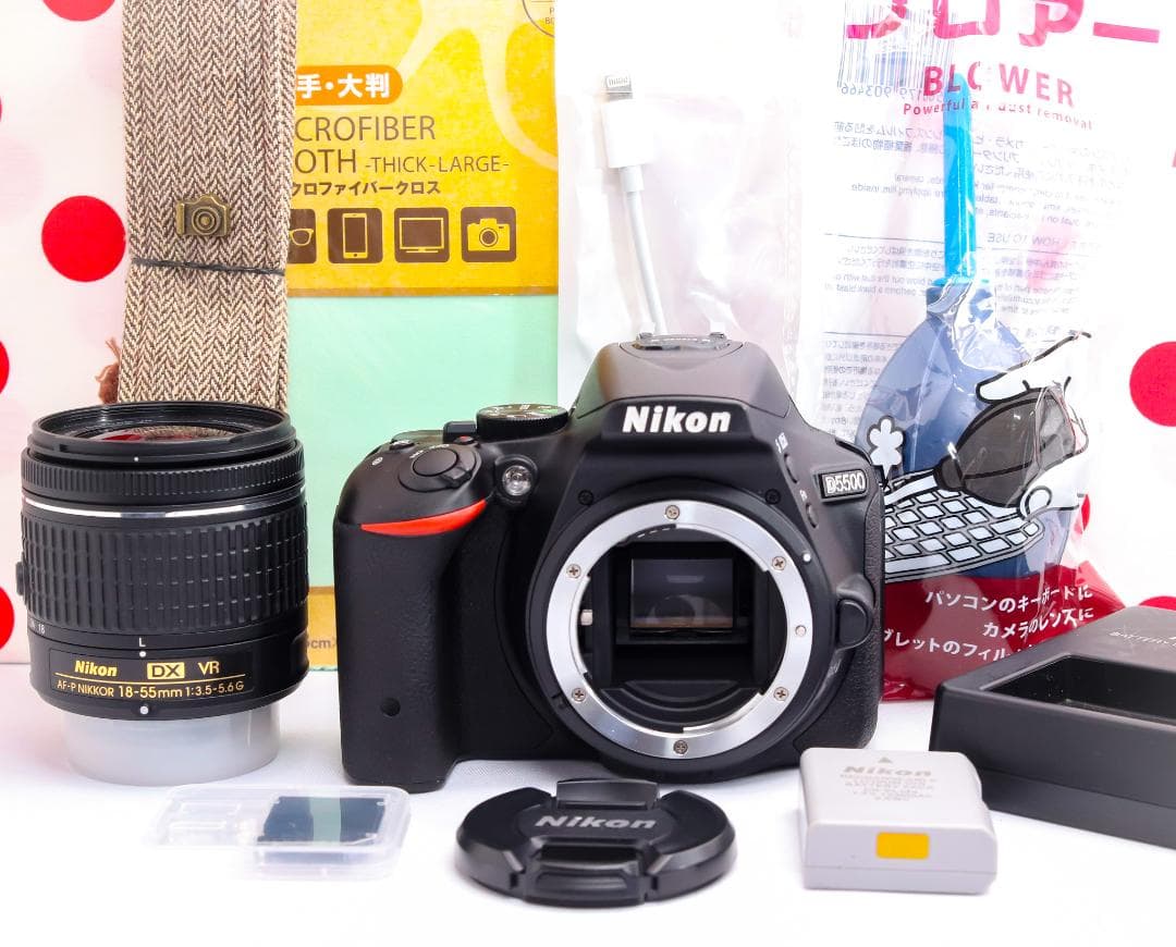 美品 ニコン Nikon D5500❤Wi-Fi転送機能付❤超高画質＆高性能