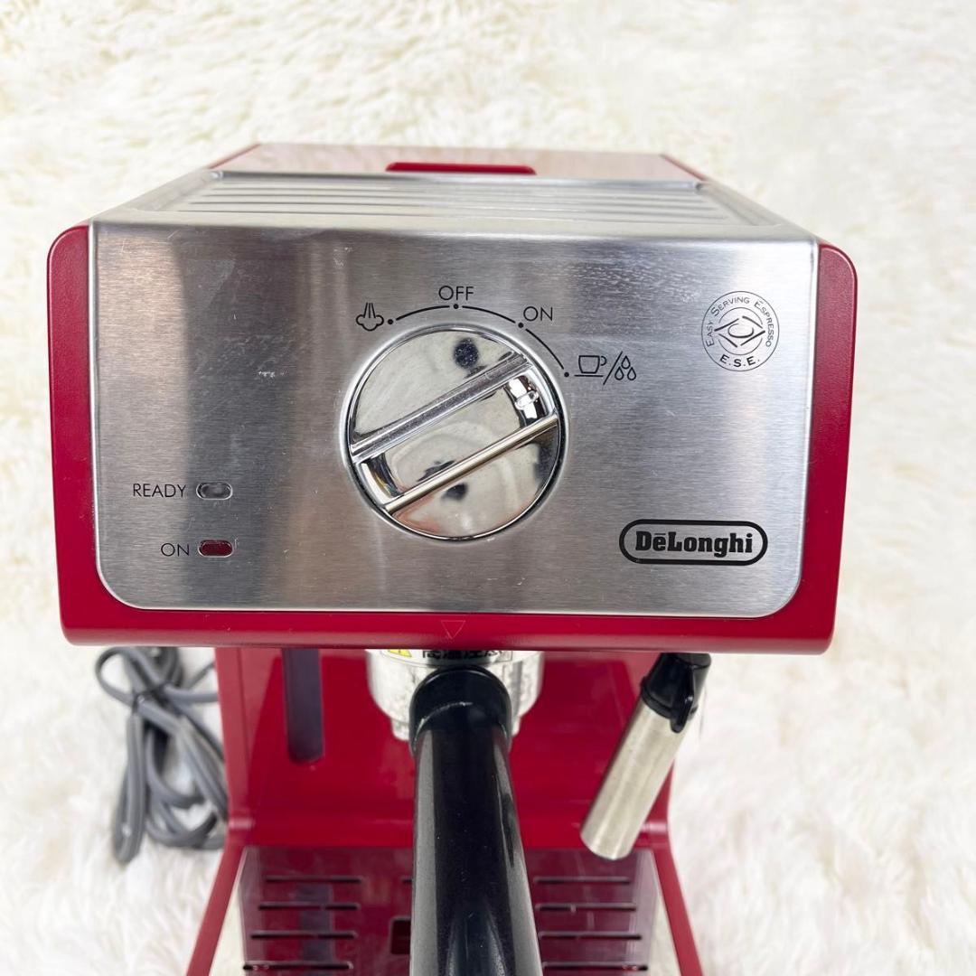 【美品】De'Longhi デロンギ エスプレッソメーカー ECP3220J-R