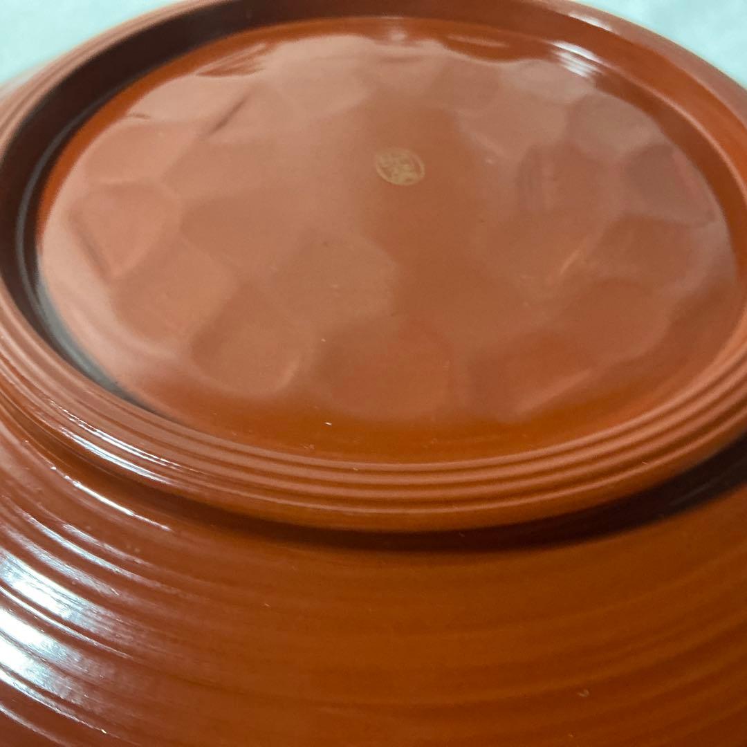 【最高級 京漆器】象彦 菓子器「朝陽」共箱付 直径22.5cm 金彩 朱塗