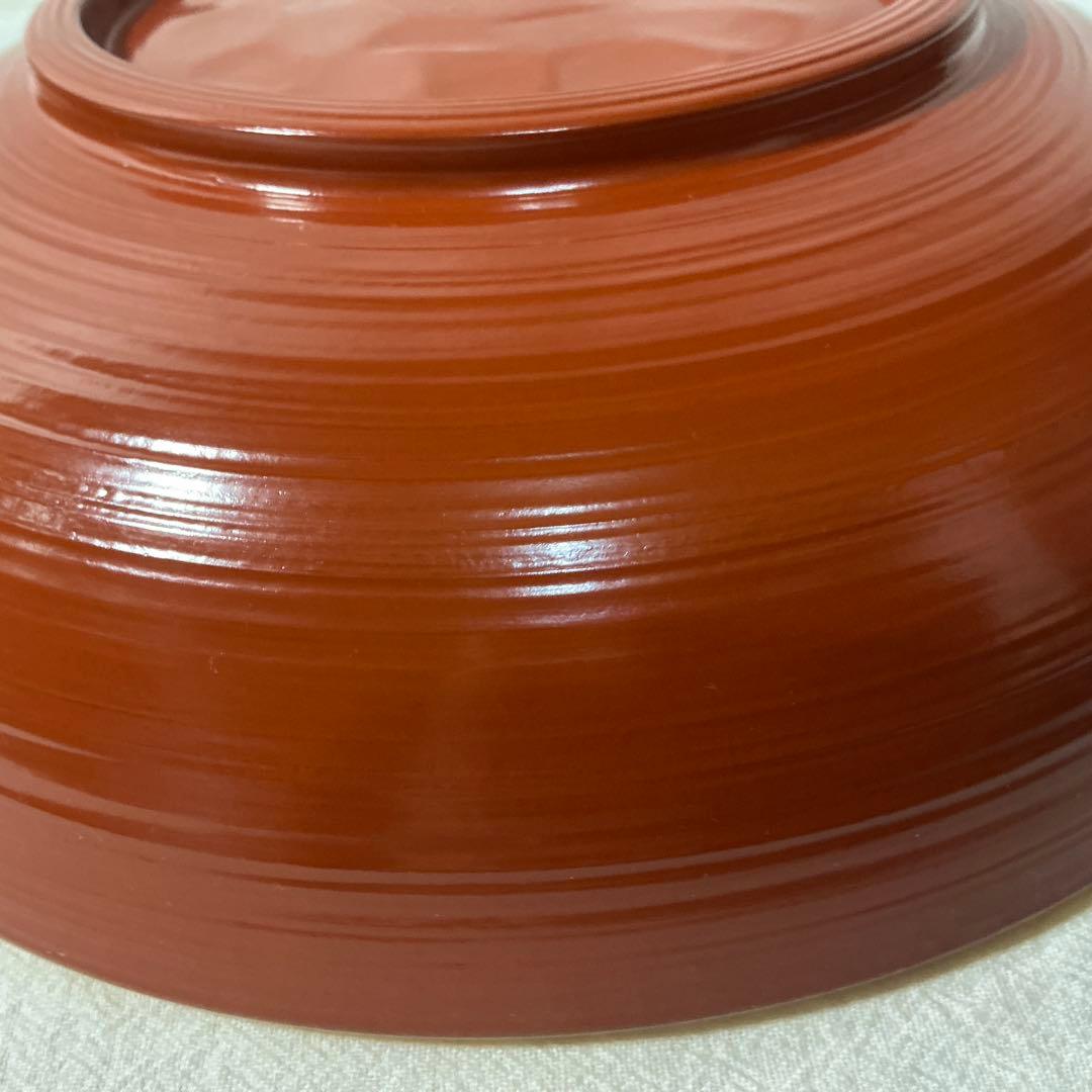 【最高級 京漆器】象彦 菓子器「朝陽」共箱付 直径22.5cm 金彩 朱塗