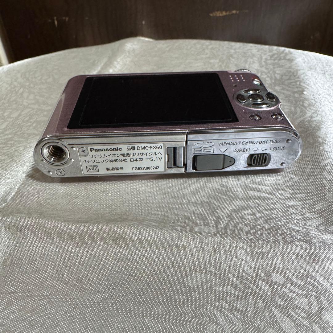 【 動作品】Panasonic LUMIX DMC-FX60 ピンク デジカメ