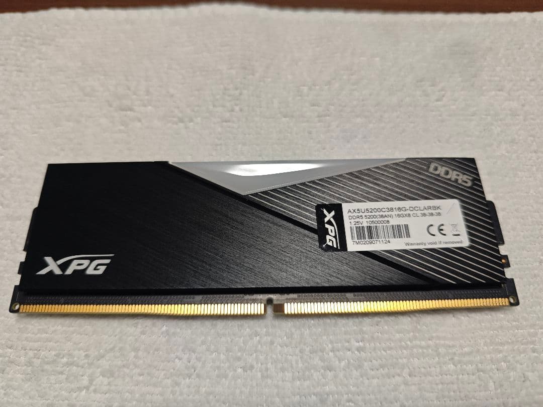 XPG AX5U5200 DDR5 メモリ 16GB×2 合計32GB セット