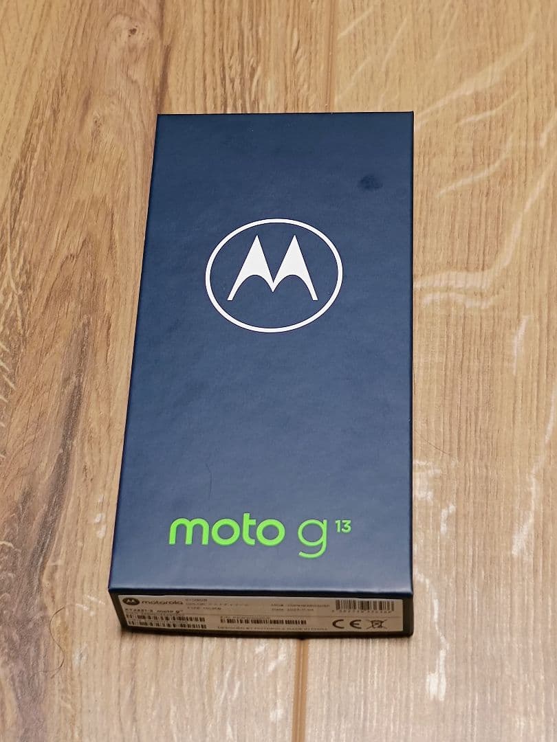 moto g13 本体 透明ケース付き