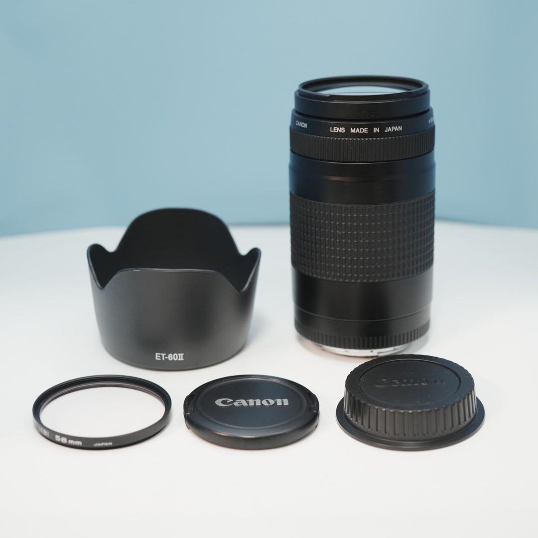 Canon純正 75-300mm 望遠レンズ 美品 a4452