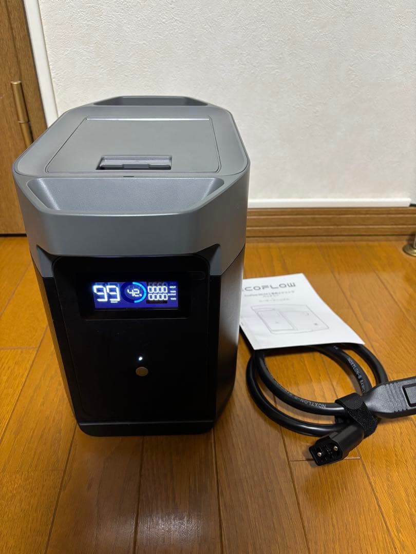 EcoFlow DELTA 2 専用エクストラバッテリー ユーザーマニュアル付き