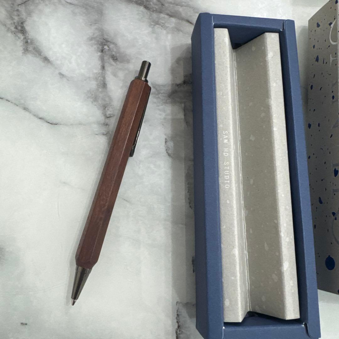 島田小割製作所とSANHO 木製シャープペンシル　2本セット