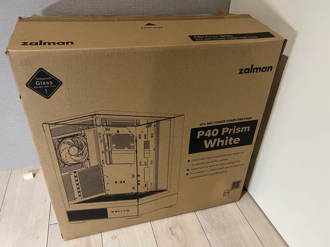 【新品未使用】ZALMAN P40 Prism White