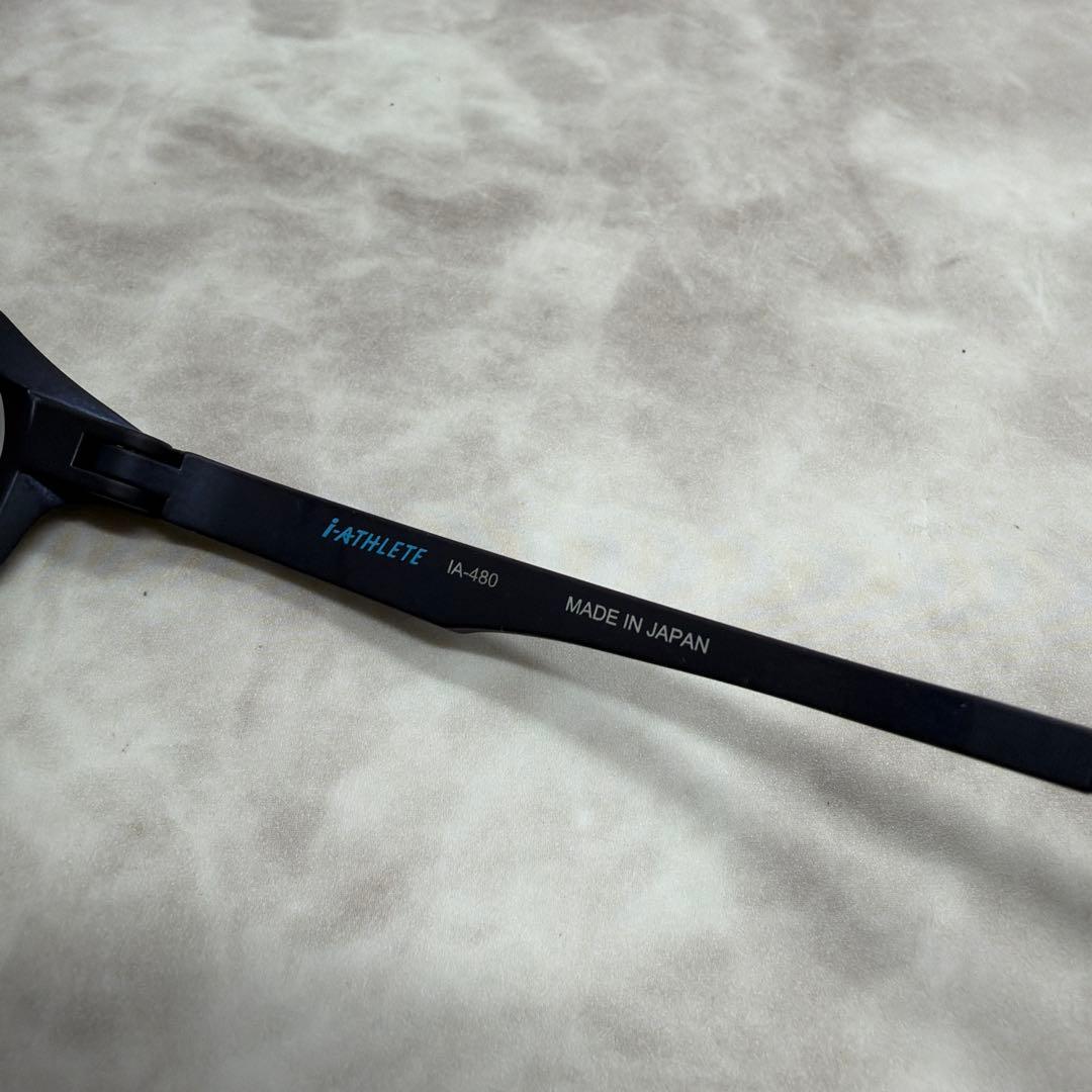 試着のみ 眼鏡市場 i-Athlete 度付き眼鏡 ハーフリムメガネ スポーツ