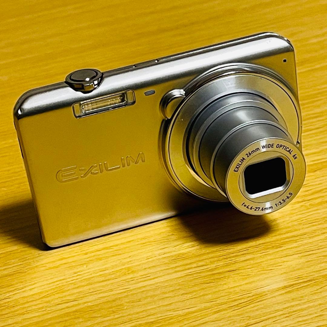【良品】CASIO カシオ EXILIM EX-ZS25SR バッテリー2個付属