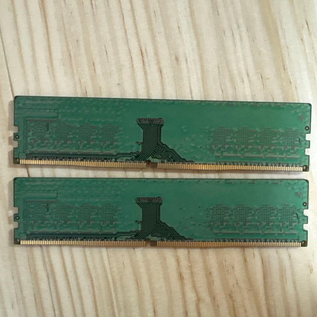 Samsung 8GBx2枚　DDR4 2666MHz メモリ
