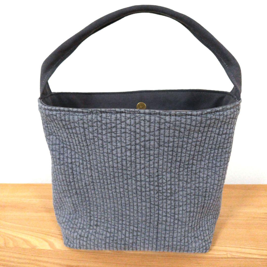 ハンドメイド、トートバック、倉敷帆布、バイカラー、サイドポケット