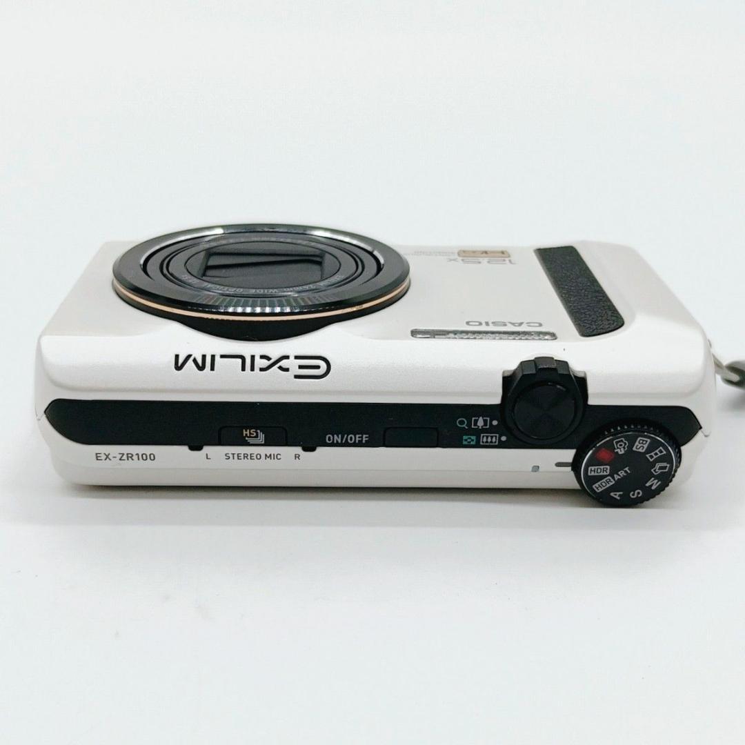 【美品】Casio EX-ZR100 コンパクトデジタルカメラ カシオ デジカメ