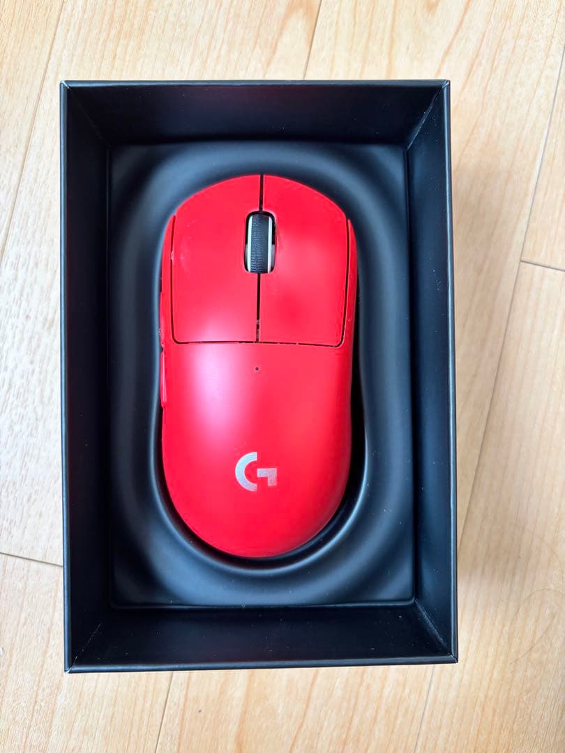 logicool PRO X SUPERLIGHT レッド 本体