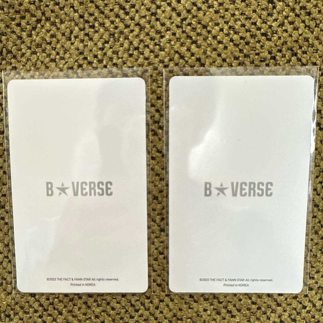 B★VERSE BTS 大阪コンプ　トレカ２枚　jungkook