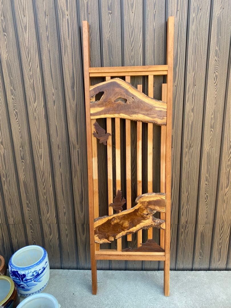 木製　間仕切り　建具　障子　手作り　らパーテーション