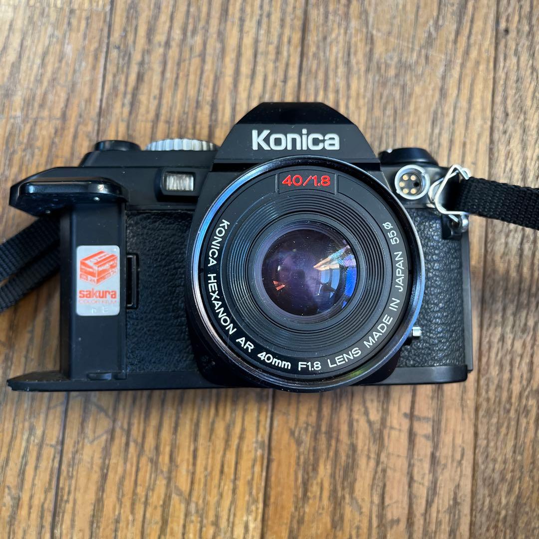 か*し様 Konica 一眼レフカメラ 40mm f/1.8レンズ付き
