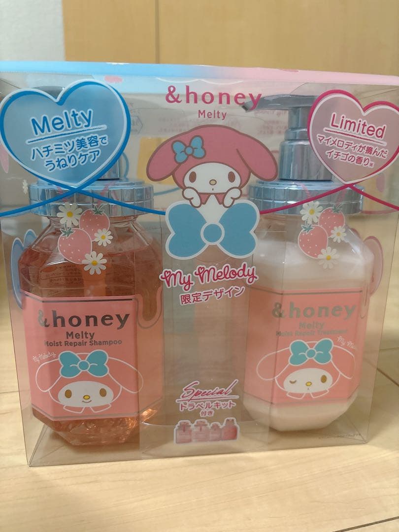 ウルリス　&honey マイメロディー　ピンクミーコントロールシャンプーセット