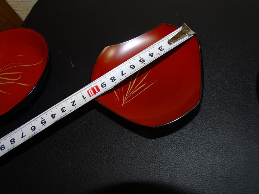 未使用品　輪島塗　大向高州堂　小皿　4個　　漆器