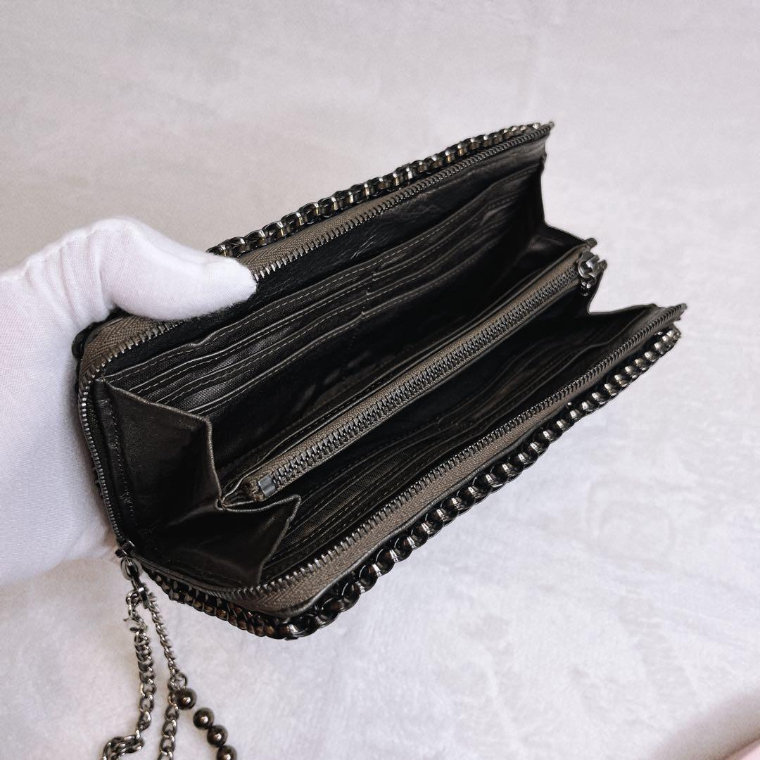 【美品✨】アンテプリマ　ミスクリオパール　ブラック長財布