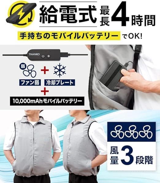 ✨新品✨[THANKO] ペルチェベスト 圧倒的に冷える「冷蔵服２」