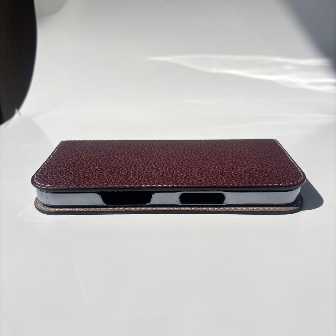 ✨美品⭐️ボナベンチュラ iPhone 16 ダイアリーケース ボルドー エトープ
